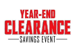 Read more about the article YEAR-END CLEARANCE SAVINGS EVENT